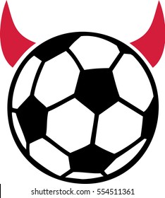 Devil soccer ball