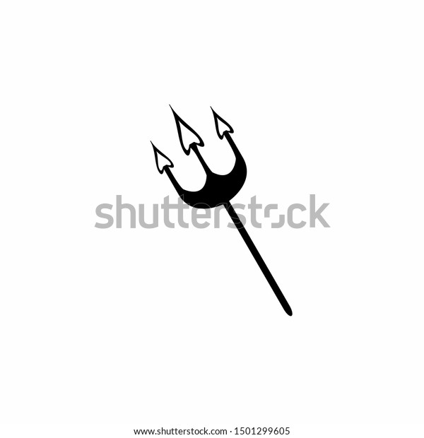 Devil Spear Vector Template That Combines Stock Vector (Royalty Free ...