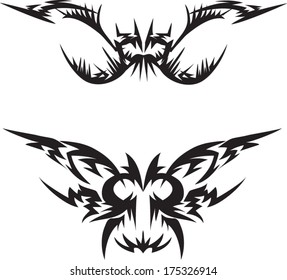 Devil tattoos vector