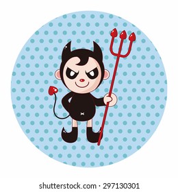 devil theme elements 