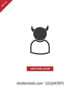 Devil vector icon