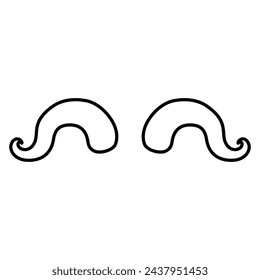 Devil Vector icon. horn illustration sign. evil symbol or logo.