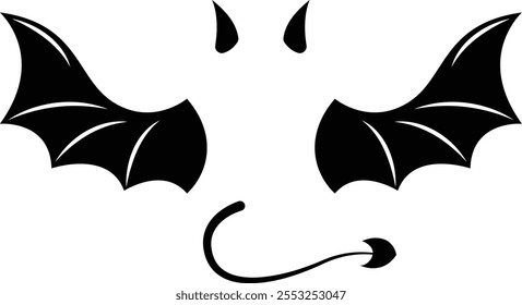 The Devil Vector Illustration Elements