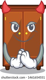 Devil wardrobe isolated in the a cartoon