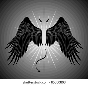 demon wings vector Images, Stock Photos & Vectors | Shutterstock