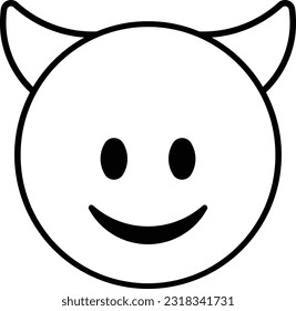 devilish devil evil hell satan Outline