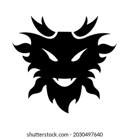 devil's head, burning like fire