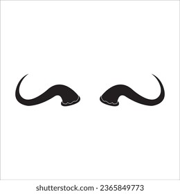DEVIL'S HORN ICON VECTOR ILLUSTRATION SYMBOL DESIGN