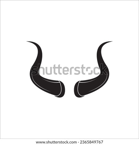 DEVIL'S HORN ICON VECTOR ILLUSTRATION SYMBOL DESIGN