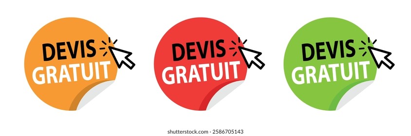 Devis gratuit, Free quote in french