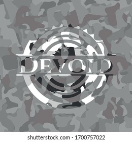 Devoid on grey camo pattern