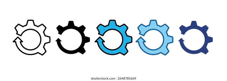 Devops Gear Icon Element For Design