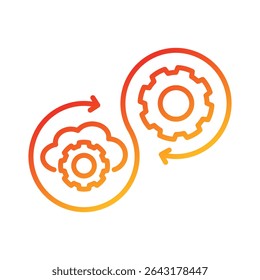 Devops Icon Element for Design