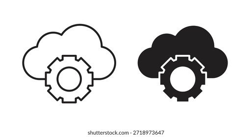 Devops icon. Symbol, logo illustration. graphic icon set
