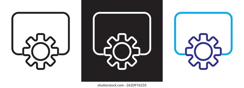 Ícone de conceito de desenvolvimento de software e metodologia DevOps.  Vetor para sites, interfaces móveis, apresentações, banner, marca visual etc. Ilustração vetorial. EPS 10