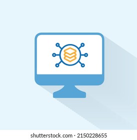 devops tools icon vector design