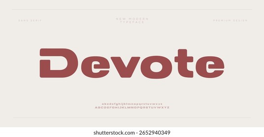 Dedicar alfabetos exclusivos e elegantes exibir vetor de fonte