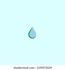 Dew drop on a light background