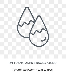 dew icon. dew design concept from Weather collection. Simple element vector illustration on transparent background.