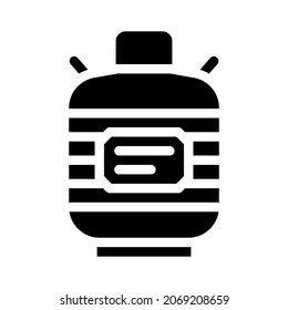 dewar vessel laboratory tool glyph icon vector. dewar vessel laboratory tool sign. isolated contour symbol black illustration