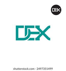 DEX Logo Letter Monogram Design