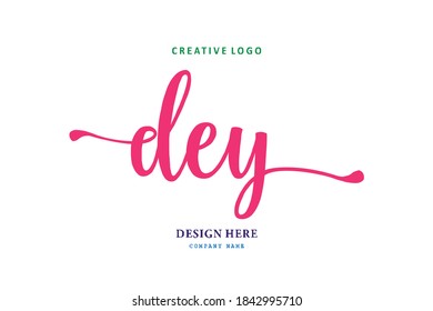 Das Logo der DEY-Schrift ist einfach, leicht verständlich und überzeugend