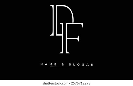 DF, FD Abstract Letters Logo Monogram