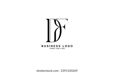 DF, FD, D, F, Abstract Logo monogram