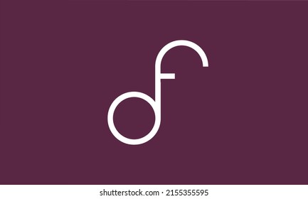 Letra DF FD F D Images Illustrations Vectores