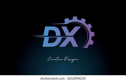 DF Gear Fusion Logo – Industrial Tech-Inspired Letter mark Futuristic Industrial Letter Mark Design for Technology and Engineering Brands.