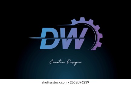 DF Gear Fusion Logo – Industrial Tech-Inspired Letter mark Futuristic Industrial Letter Mark Design for Technology and Engineering Brands.