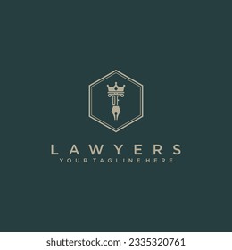 DF initials design modern legal attorney law firm lawyer advocate consultancy business logo vector