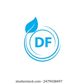 DF Letter Logo Design. DF Creative letter logo design vector, DF Letter Initial Logo Design.
DF monogram Logo Unique Concept Vector.
