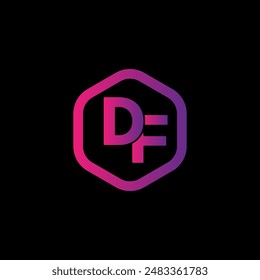 Diseño de logotipo de letra DF. VECTOR de diseño de logotipo de carta creativa DF, diseño de logotipo inicial de letra DF.
VECTOR de concepto único con logotipo de monograma DF.
