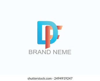 DF letter logo design  template Free vector