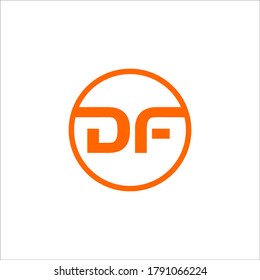 Df Logo Design Vector Sign Stock Vector (Royalty Free) 1791066224 ...