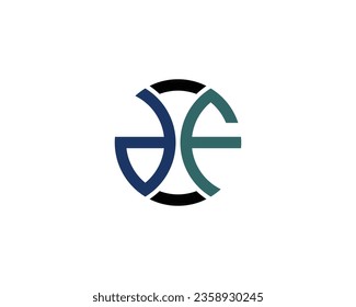 DF logo design vector template