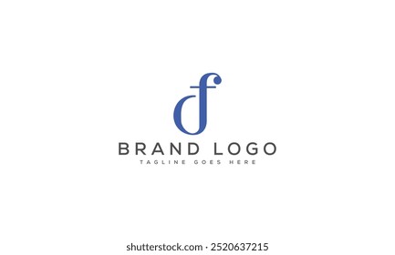 DF design de logotipo design de modelo vetorial para marca