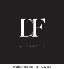 DF-Monogramm-Logo Minimal Elegant