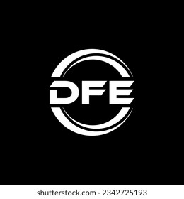 Diseño de logotipos DFE, inspiración para una identidad única. Elegancia moderna y diseño creativo. Marca tu éxito con el impresionante logotipo.