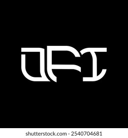 DFI logo design, DFI simple and modern logo. DFI luxurious alphabet design  