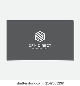 DFM OR FMD LOGO DESIGN VECTOR