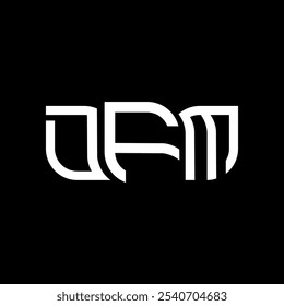 DFM logo design, DFM simple and modern logo. DFM luxurious alphabet design  