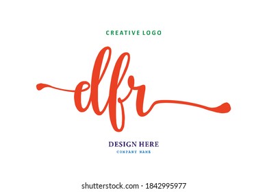 El logotipo de la inscripción DFR es sencillo, fácil de entender y autorizado