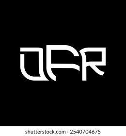 Diseño del logotipo de DFR, logotipo simple y moderno de DFR. Diseño de alfabeto de lujo DFR  