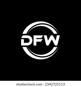 DFW Logo Design, Inspiration for a Unique Identity. Modern Elegance and Creative Design. Watermark Your Success with the Striking this Logo.
