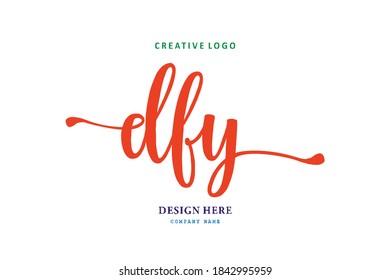 DFY lettering logo is simple, easy to understand and authoritative