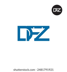DFZ Logo Letter Monogram Design