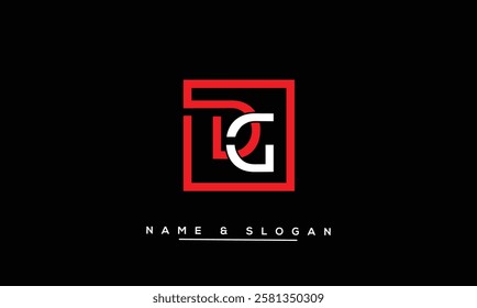 DG, DG Abstract Letters Log Monogram