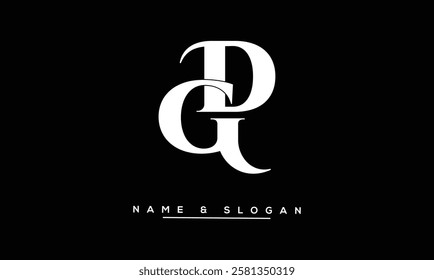 DG, DG Abstract Letters Log Monogram